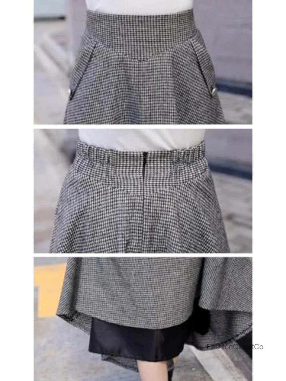 N/A elegant houndstooth